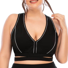 Matching Sports Bra and Leggings Set Plus Size - Okay Trendy