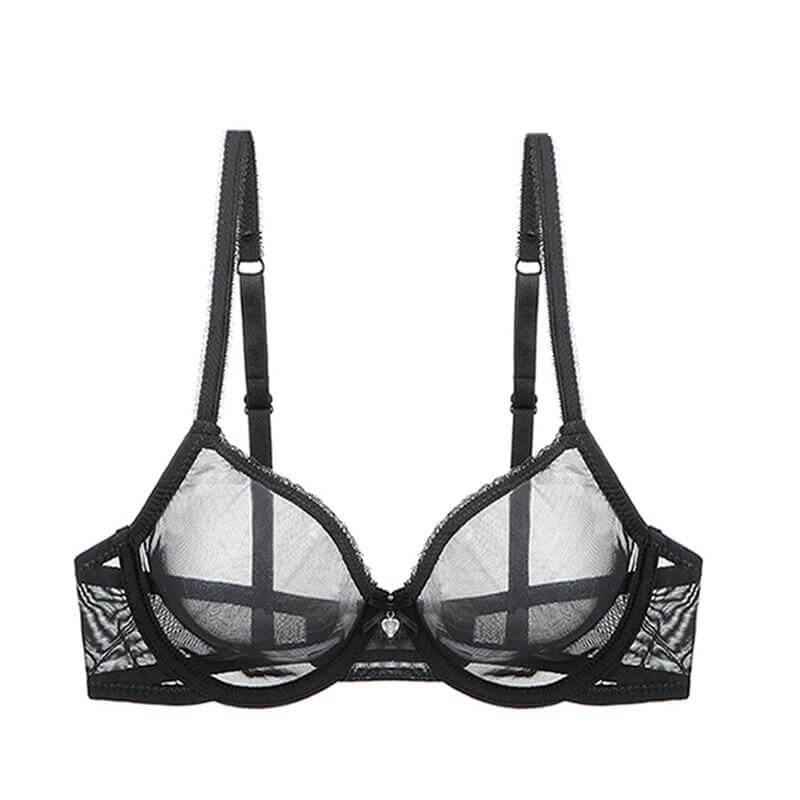Mesh See Through Bras And Panty Sets - Okay Trendy
