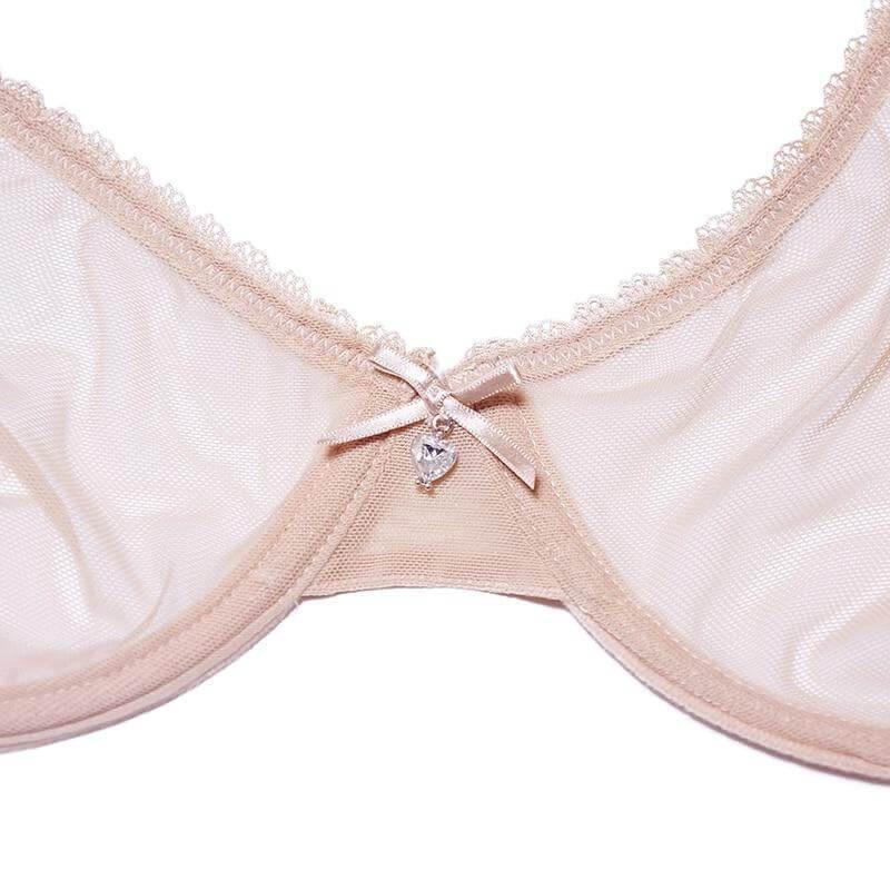 Mesh See Through Bras And Panty Sets - Okay Trendy