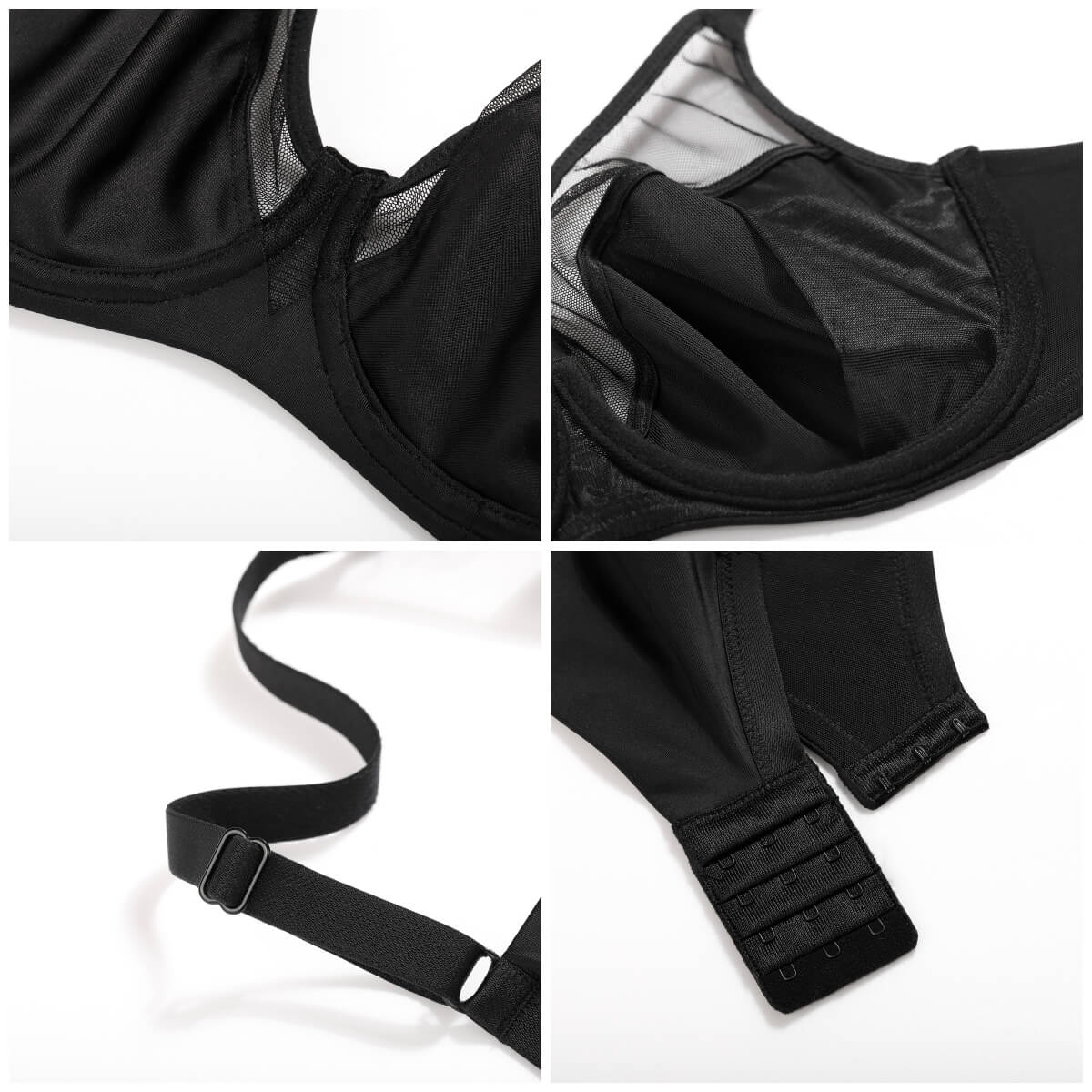 Minimizer Plus Size Sheer Unlined Bra