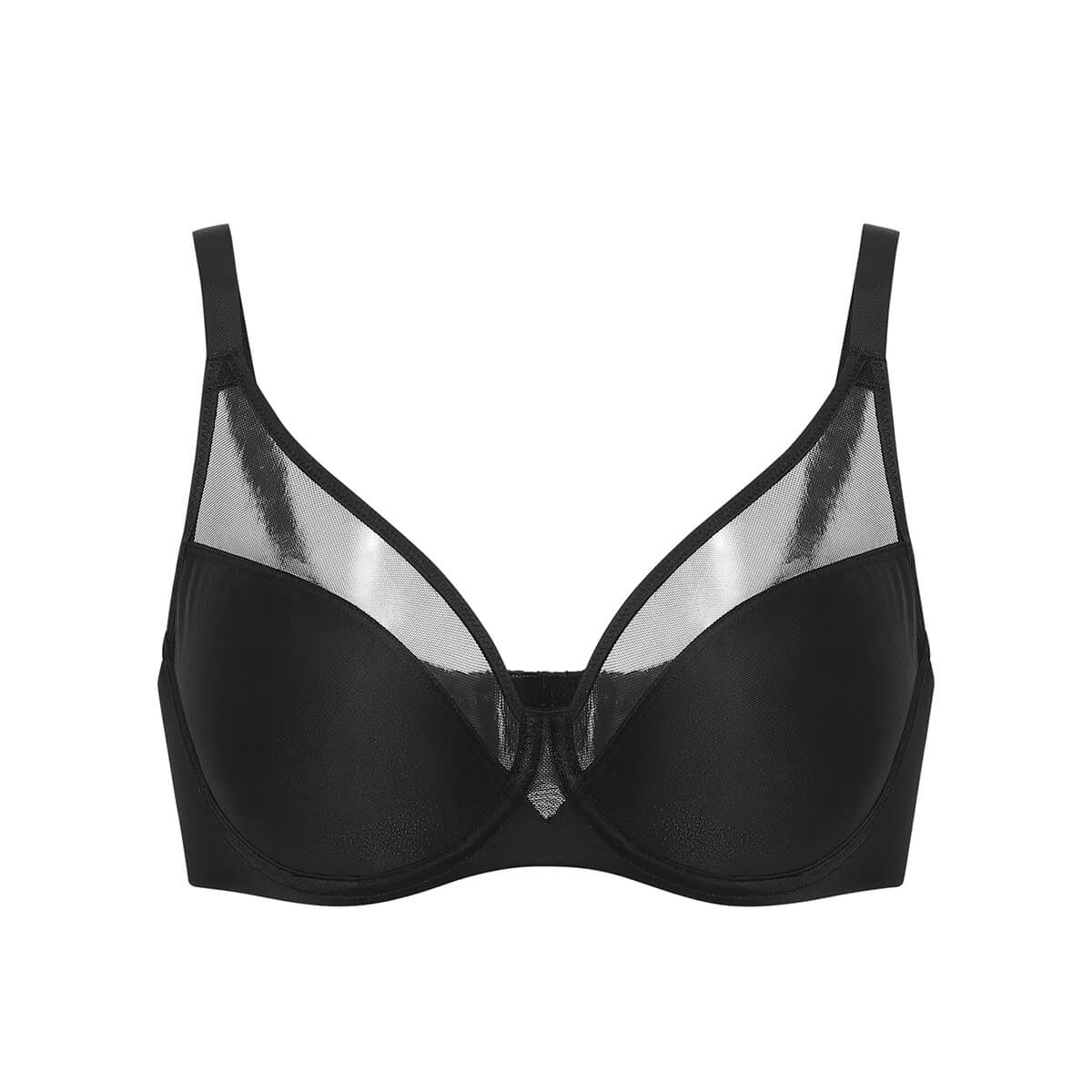 Minimizer Plus Size Sheer Unlined Bra