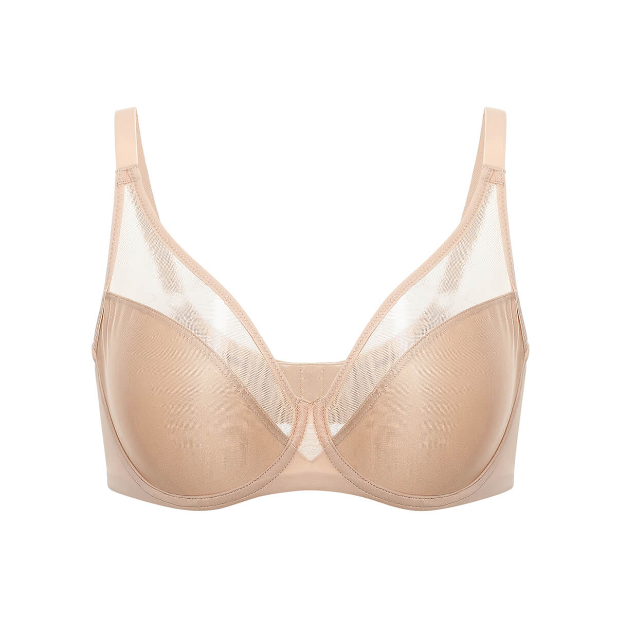 Minimizer Plus Size Sheer Unlined Bra
