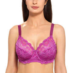 No Padding Underwire Lace Bra