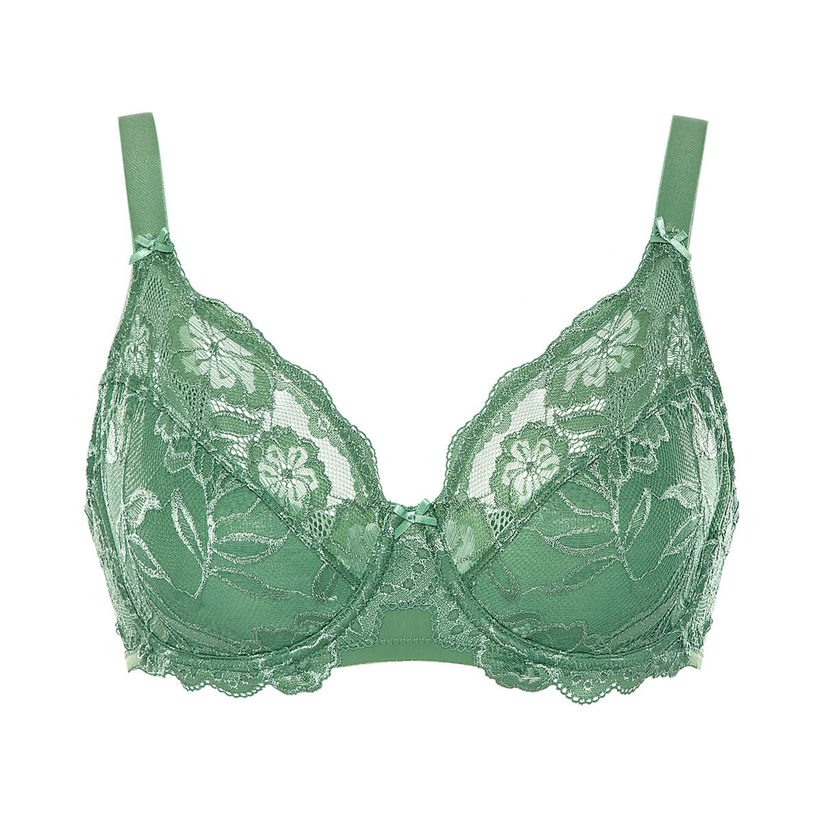 No Padding Underwire Lace Bra