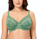 No Padding Underwire Lace Bra
