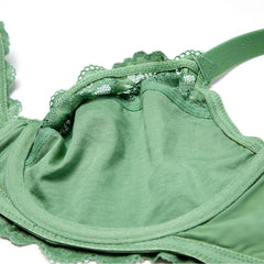 No Padding Underwire Lace Bra
