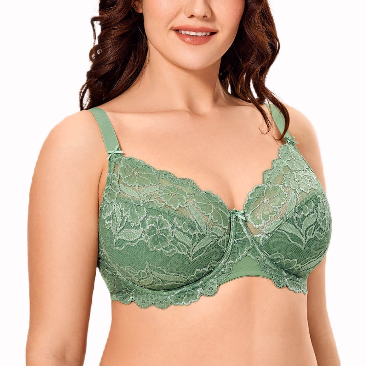 No Padding Underwire Lace Bra
