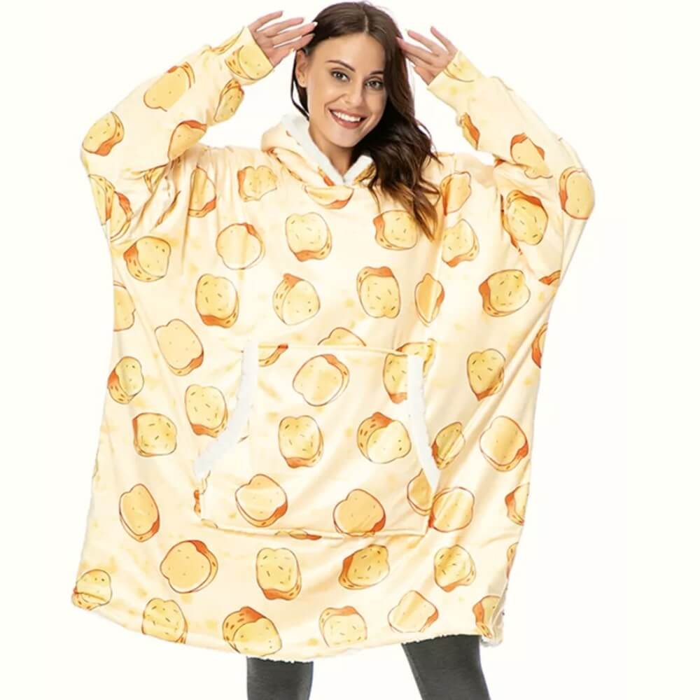 Womens Blanket Hoodie - Okay Trendy