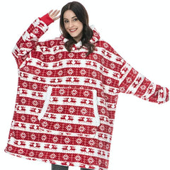 Oversized Winter Giant Blanket Hoodie for Women
