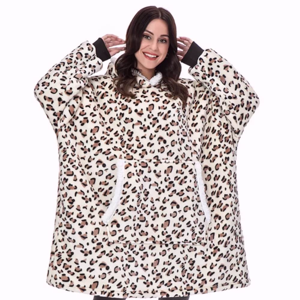 Oversized Winter Giant Blanket Hoodie for Women