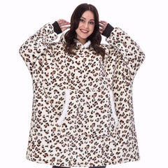 Oversized Winter Giant Blanket Hoodie for Women