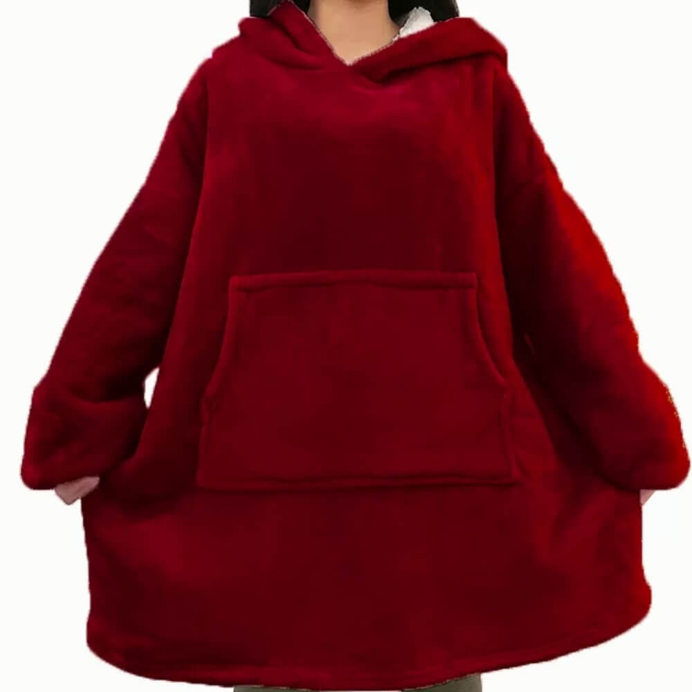 Oversized Winter Giant Blanket Hoodie for Women