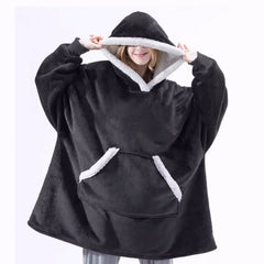Oversized Winter Giant Blanket Hoodie for Women