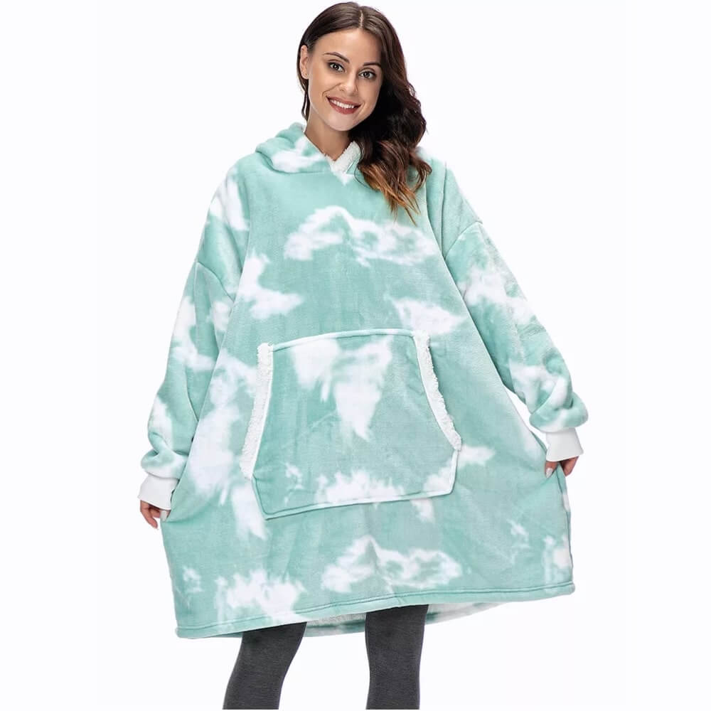 Oversized Winter Giant Blanket Hoodie for Women