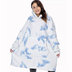 Oversized Winter Giant Blanket Hoodie for Women