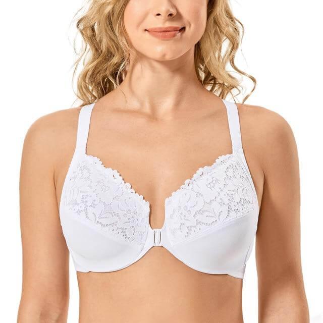 Plus Size Front Close Bra For Elderly Woman - Okay Trendy