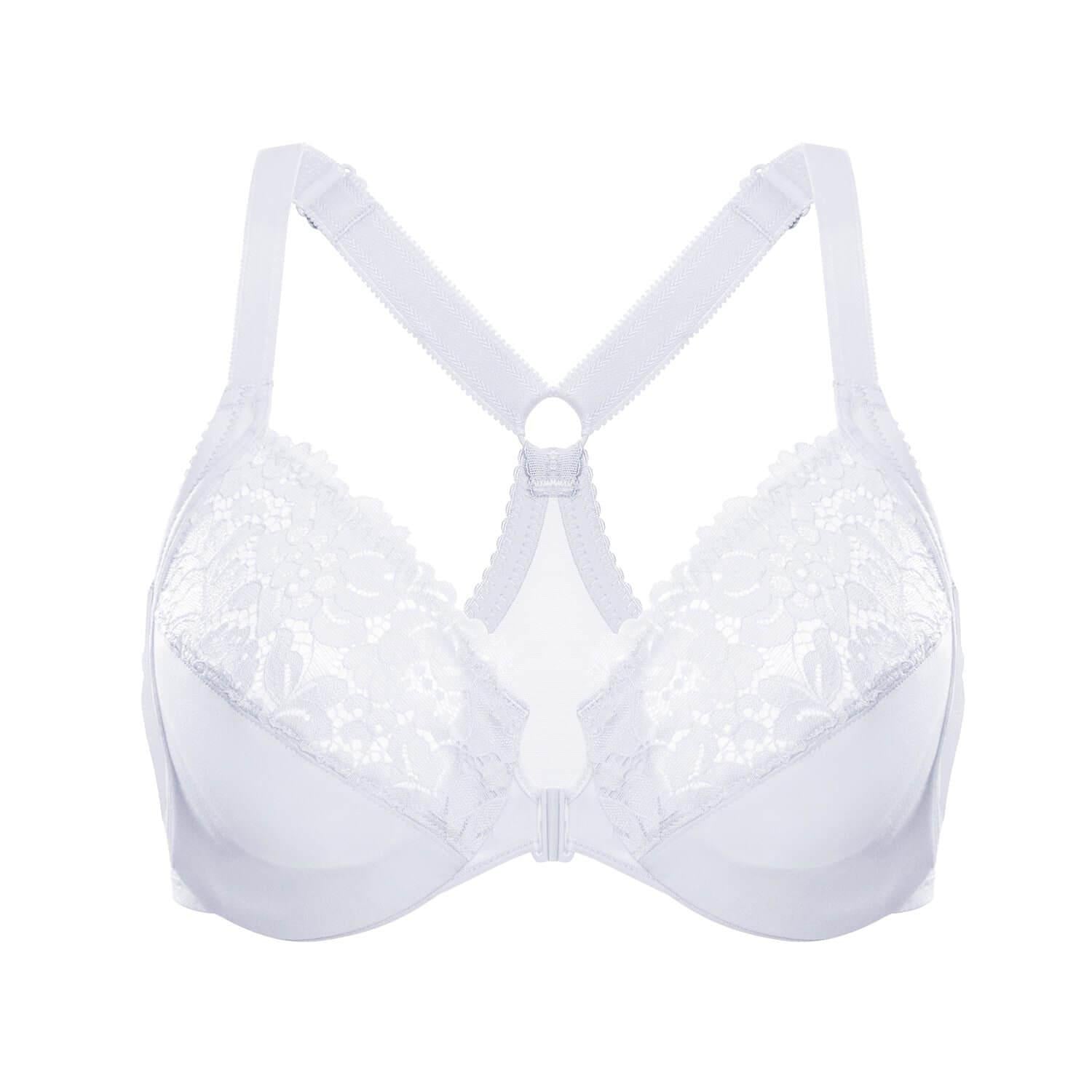 Plus Size Front Close Bra For Elderly Woman - Okay Trendy