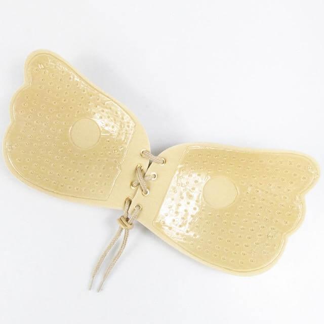 Plus Size Front Closure Strapless Padded Stick On Bra