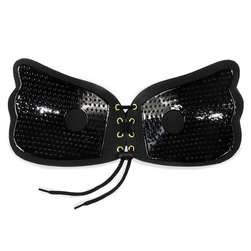 Plus Size Front Closure Strapless Padded Stick On Bra