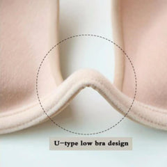 Plus Size Lift Up Backless Strapless Plunge Bra