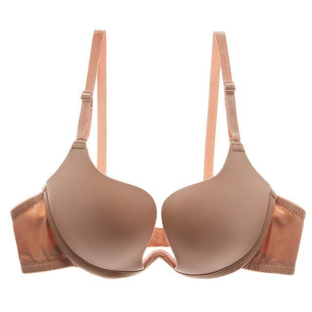 Plus Size Lift Up Backless Strapless Plunge Bra