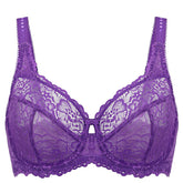 Plus Size See Through Mesh Bra