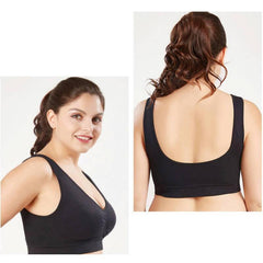 Plus Size Sports Comfort Bras With Pads - Okay Trendy