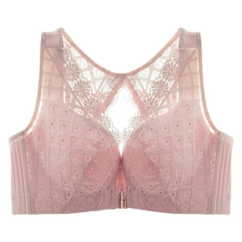 Push Up Front Clasp Bra for Heavy Breast - Okay Trendy