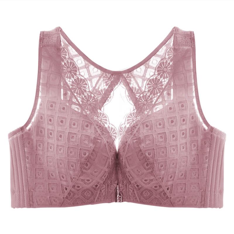 Push Up Front Clasp Bra for Heavy Breast - Okay Trendy