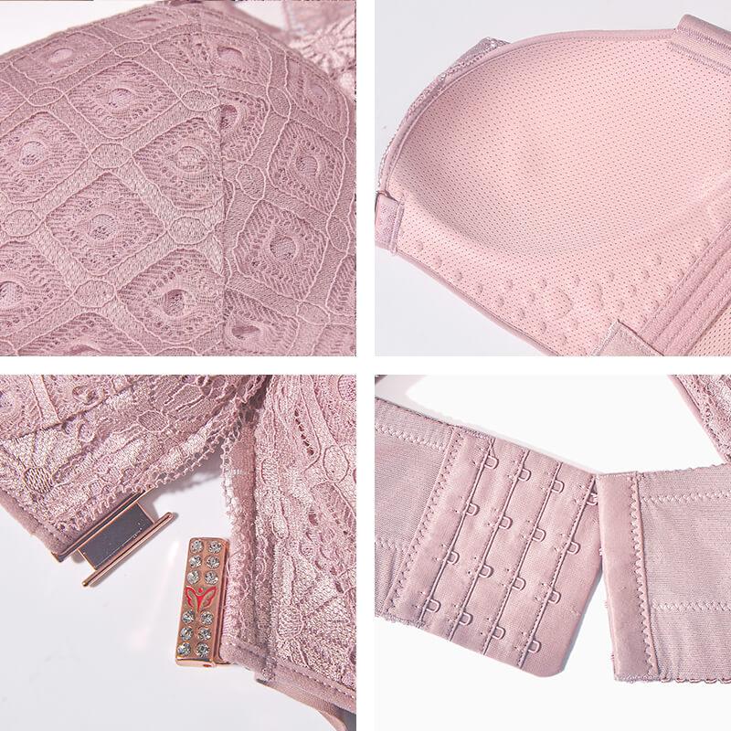 Push Up Front Clasp Bra for Heavy Breast - Okay Trendy