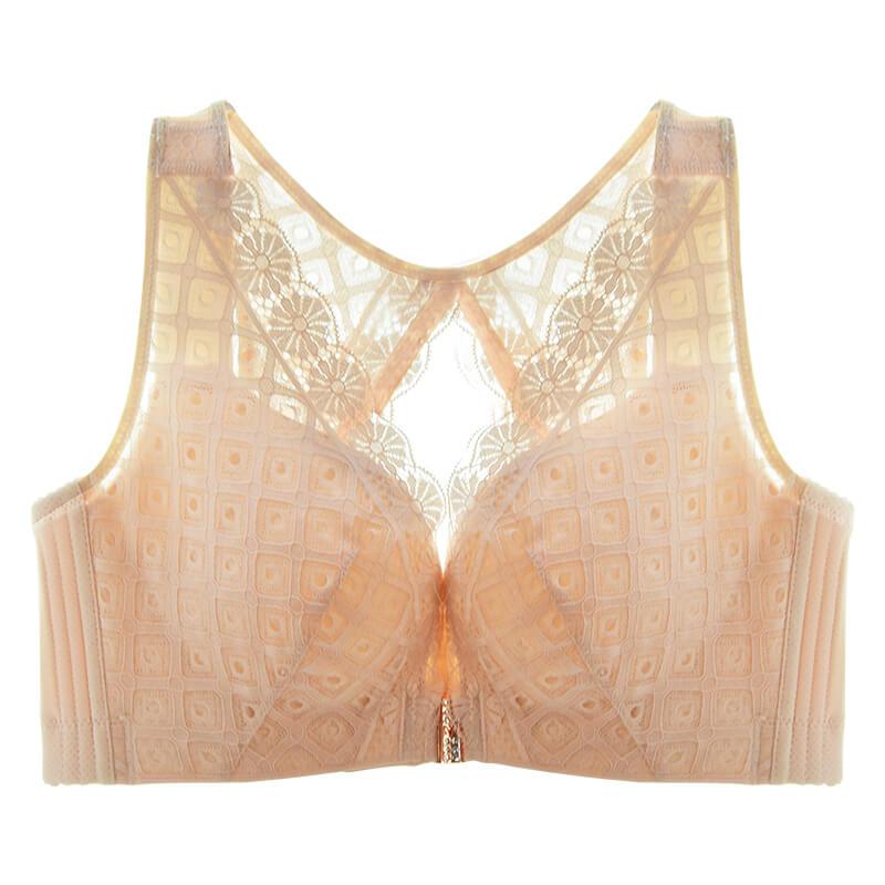 Push Up Front Clasp Bra for Heavy Breast - Okay Trendy