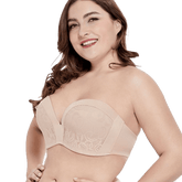Push Up Strapless Bra For Heavy Breast