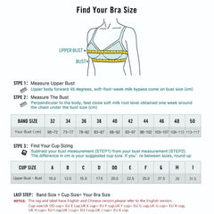 size chart for Large Sports Bra Cup Size