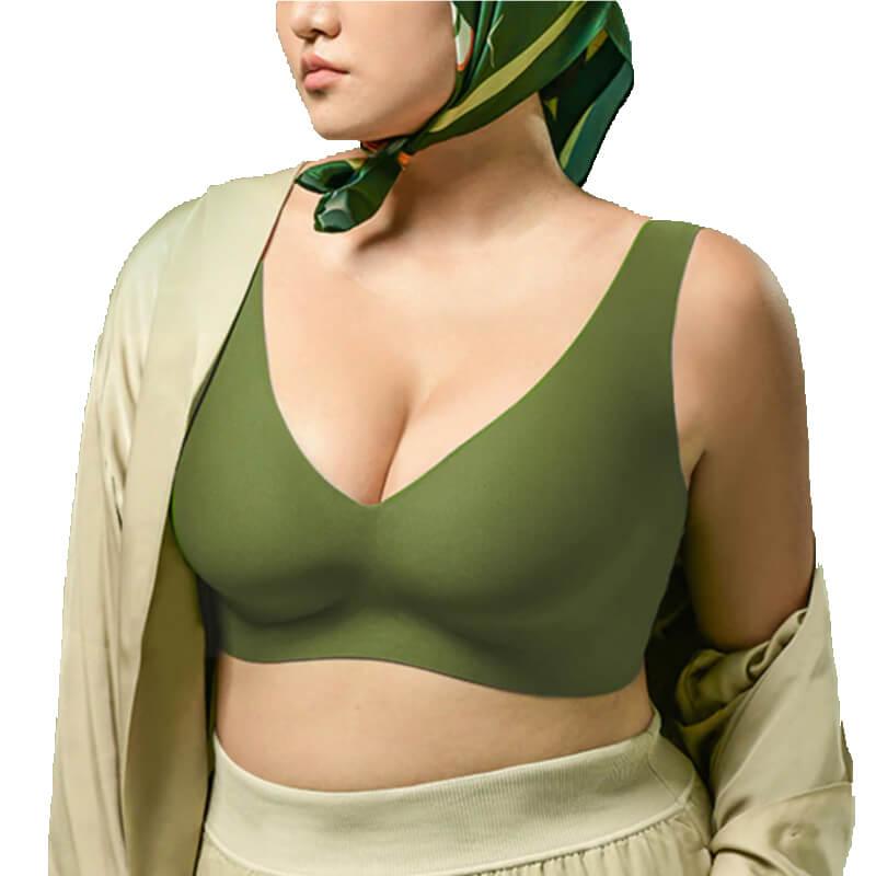 S-5XL Seamless Plus Size Wirefree Bra