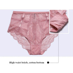 Sexy Bra Panty Set Thin Transparent Lace Underwear - Okay Trendy