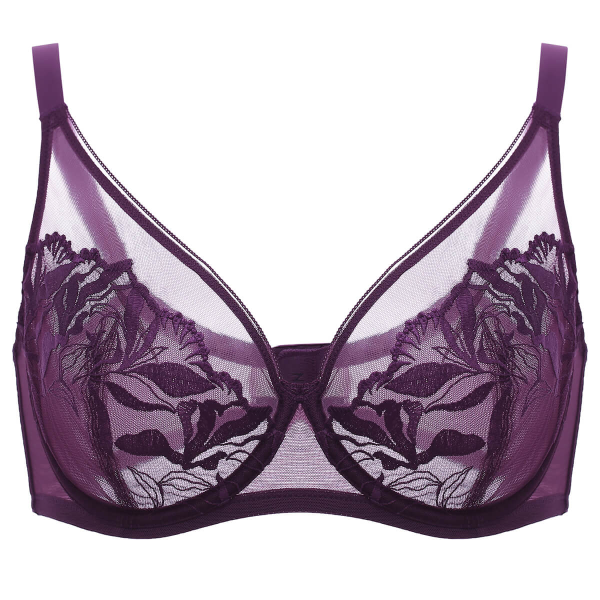 DOBREVA Women's Strapless Plus Size Underwire Lace Unlined Balconette Bra  Black 32A at  Women's Clothing store