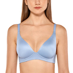 Triangle Wirefree Plus Size Plunge Bra