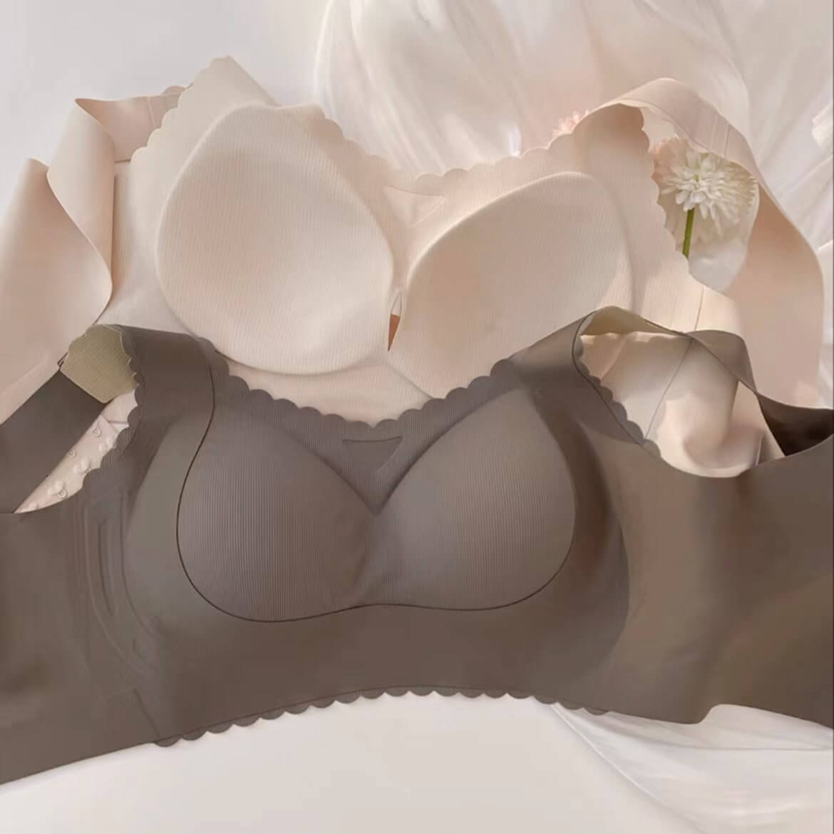 Ultra-thin Big Breasts Back Fat Bra