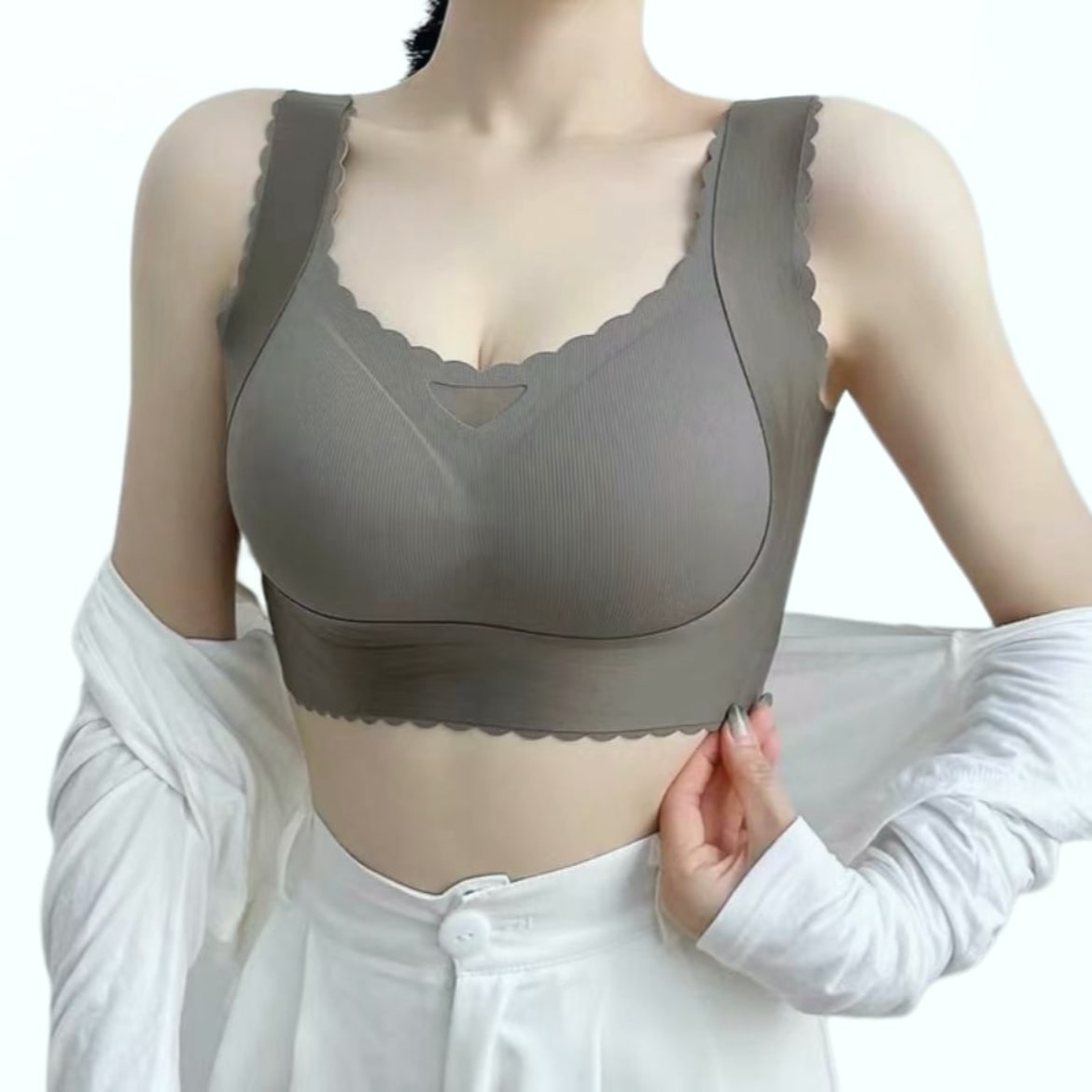 Ultra-thin Big Breasts Back Fat Bra