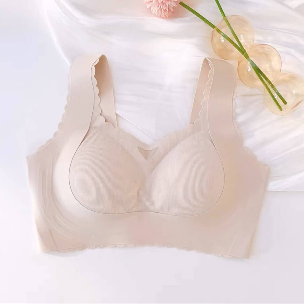 Ultra-thin Big Breasts Back Fat Bra