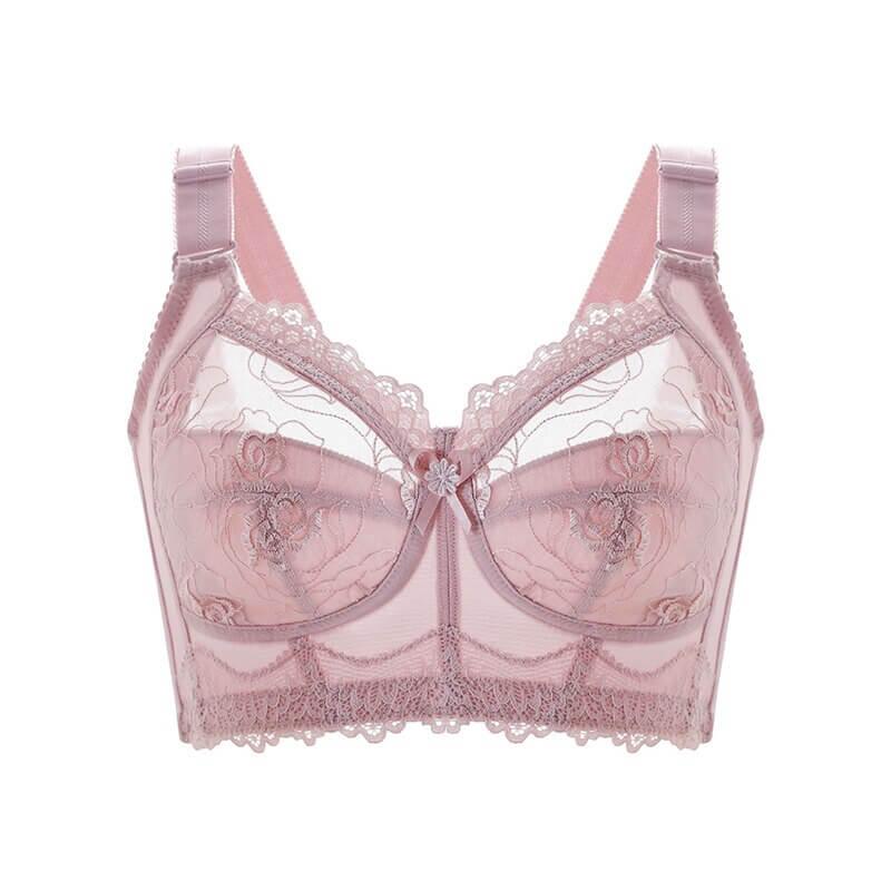 Ultra Thin Wireless Minimizer Bra For Heavy Breast - Okay Trendy