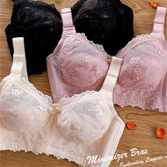Ultra Thin Wireless Minimizer Bra For Heavy Breast - Okay Trendy