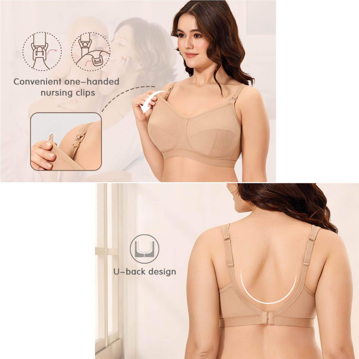Wirefree Maternity Bras For Large Breasts - Okay Trendy