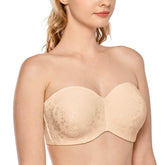 Women's Underwire Strapless Minimizer Bra 32C-42E - Okay Trendy