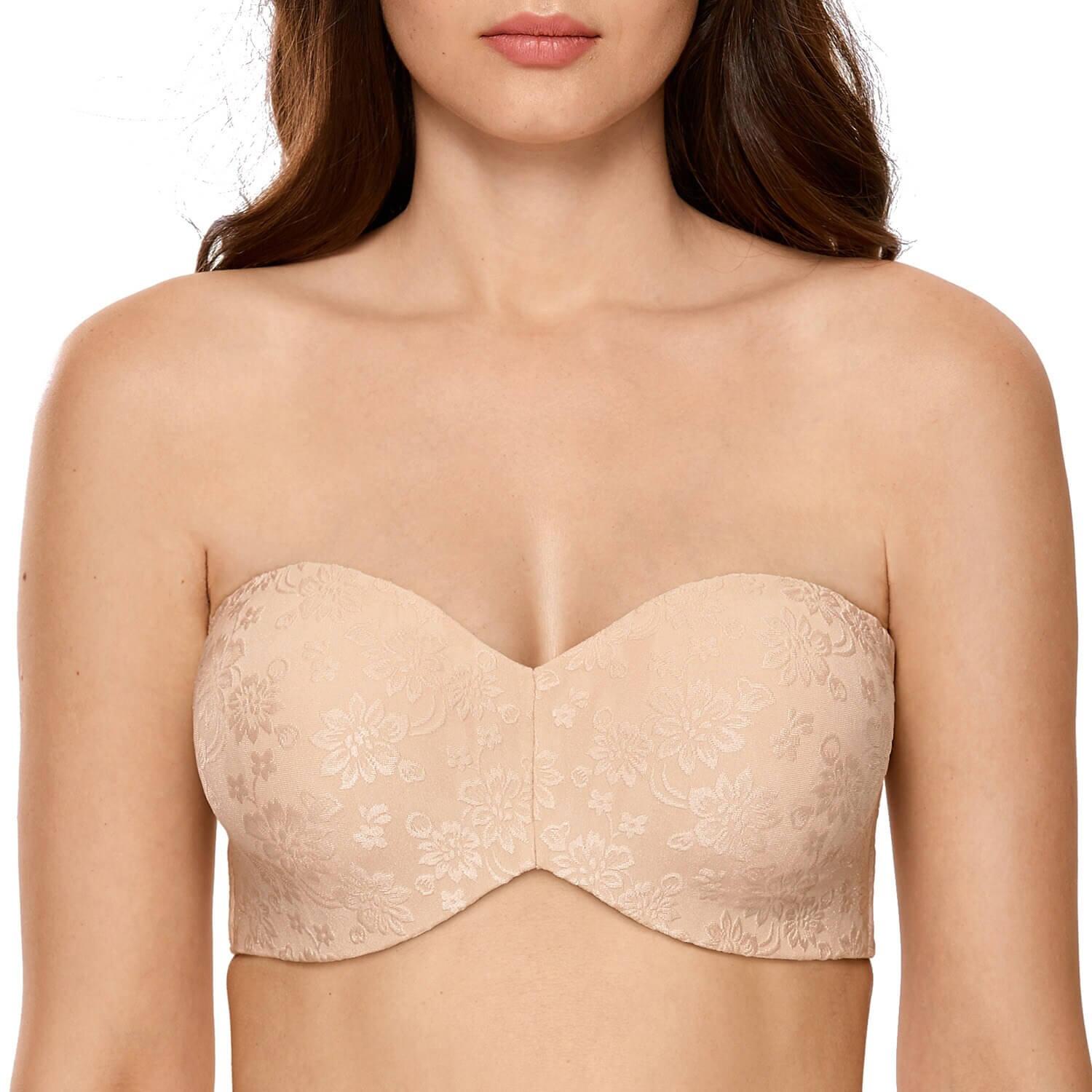 Women's Underwire Strapless Minimizer Bra 32C-42E - Okay Trendy
