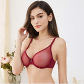 Full Coverage Sheer Bras Plus Size - Okay Trendy