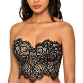 Lightly Lined Longline Strapless Bra Plus Size - Okay Trendy