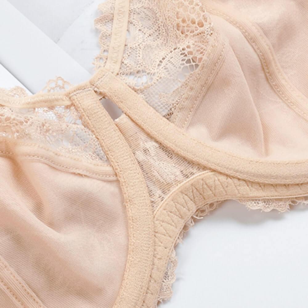 38B Bra Size Full Coverage Underwire Lace Bra - Okay Trendy