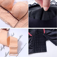 No Underwire Longline Bra Plus Size - Okay Trendy