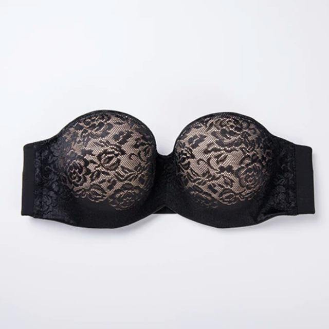 Sexy Lace Plus Size Strapless Bra